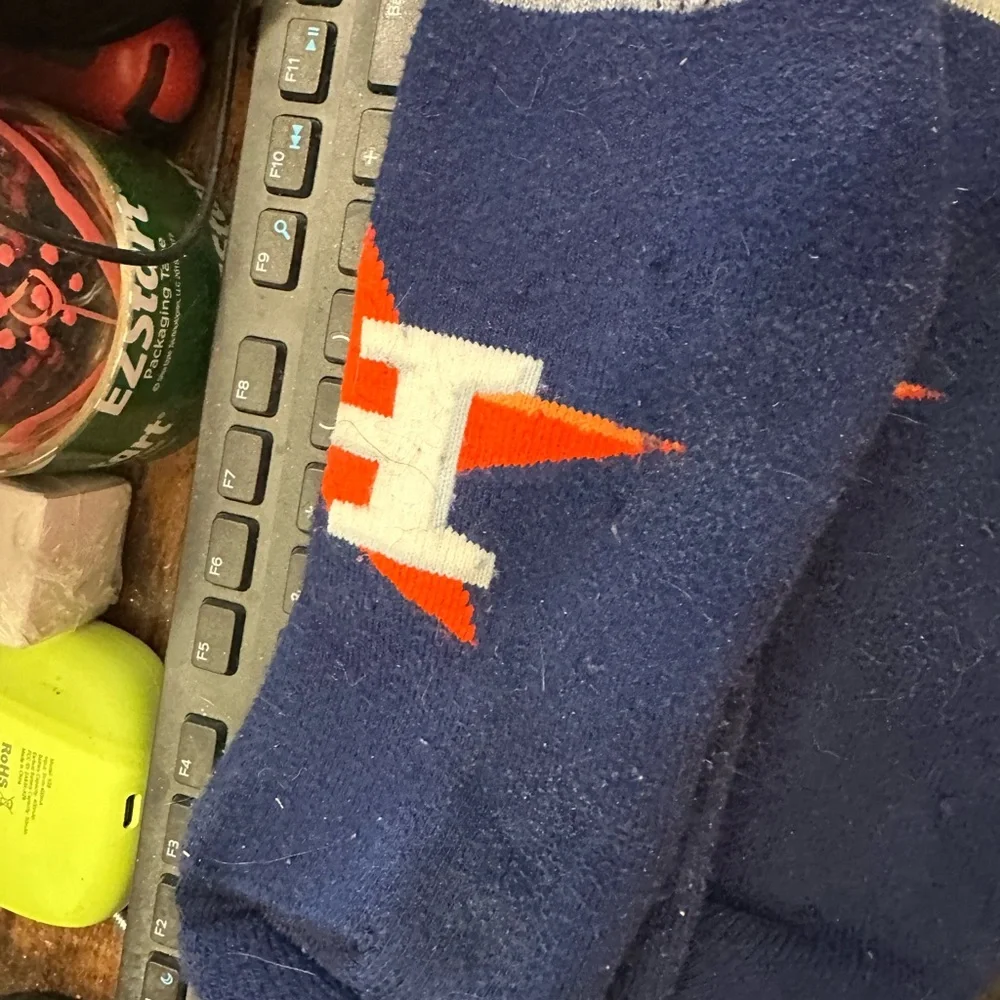 Houston Astros Themed Socks 3 Pair